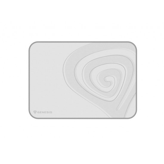 Genesis | Mouse Pad | Carbon 400 M Logo | 250 x 350 x 3 mm | Gray/White