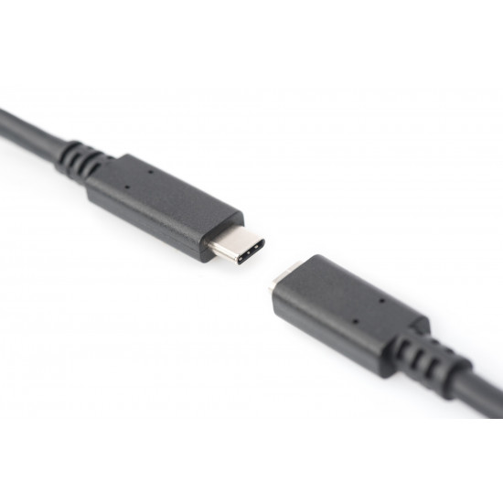 Digitus | USB Type-C Extension Cable | AK-300210-020-S | USB-C to USB-C USB Female 2.0 (Type C) | USB Male 2.0 (Type C)