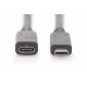 Digitus | USB Type-C Extension Cable | AK-300210-020-S | USB-C to USB-C USB Female 2.0 (Type C) | USB Male 2.0 (Type C)