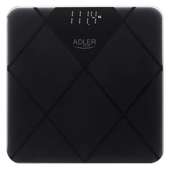 Adler | Bathroom Scale | AD 8169 | Maximum weight (capacity) 180 kg | Accuracy 100 g | Graphite/Black