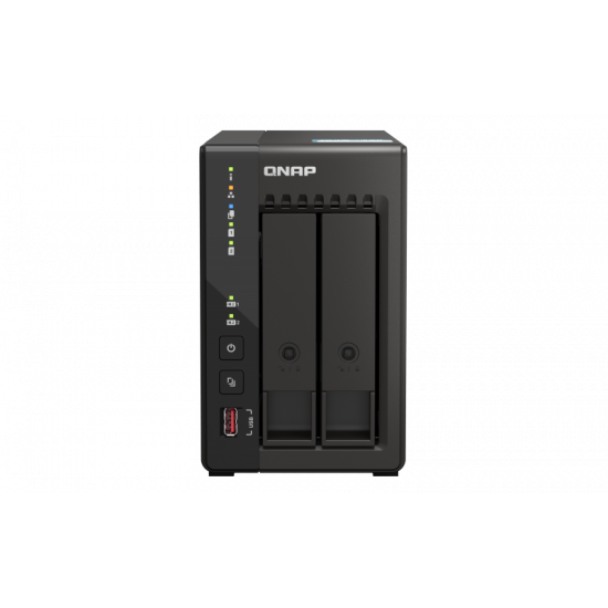 QNAP | 2-Bay desktop NAS | TS-253E-8G | Intel Celeron | J6412 4-core | Processor frequency 2.6 GHz | 8 GB