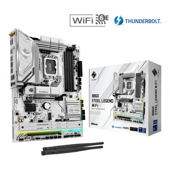 Motherboard B860 Steel Legend WiFi s1851 4DDR5 TB ATX