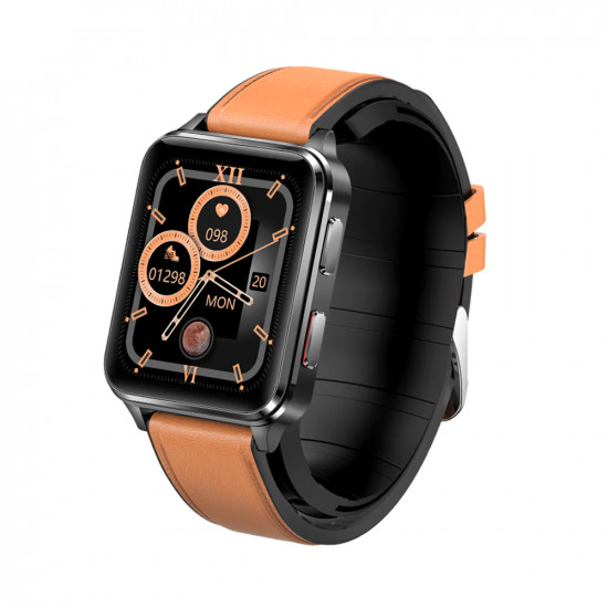 Kumi KU5 PRO smartwatch brown