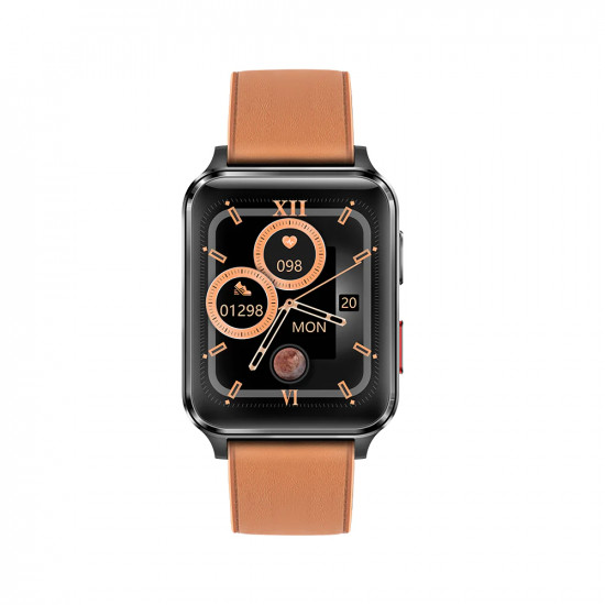 Kumi KU5 PRO smartwatch brown