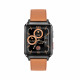 Kumi KU5 PRO smartwatch brown