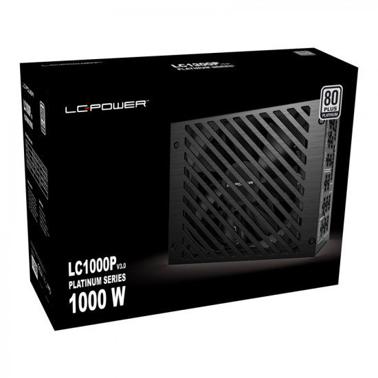 LC-Power LC1000P V3.0 power supply unit 1000 W 20+4 pin ATX ATX Black