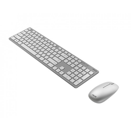 Asus | W5000 | Keyboard and Mouse Set | Wireless | Mouse included | EN | White | 460 g