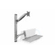 Digitus | Wall mount | Workstation | Adjustable Height, Tilt, Swivel | 27  | Maximum weight (capacity) 6 kg | Silver