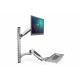 Digitus | Wall mount | Workstation | Adjustable Height, Tilt, Swivel | 27  | Maximum weight (capacity) 6 kg | Silver