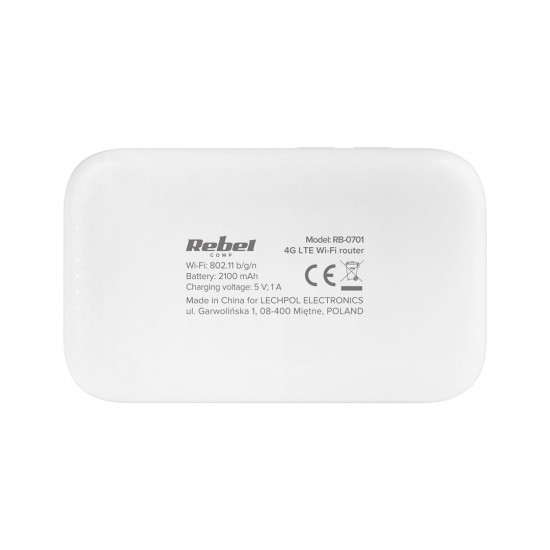 Rebel RB-0701 wireless router Single-band (2.4 GHz) 3G 4G