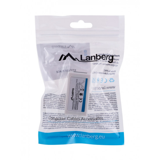 Lanberg AD-RJ45-RJ45-OU5 cable gender changer RJ-45 White