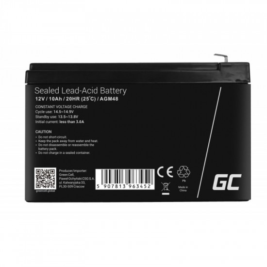 Green Cell AGM48 UPS battery Sealed Lead Acid (VRLA) 12 V 10 Ah