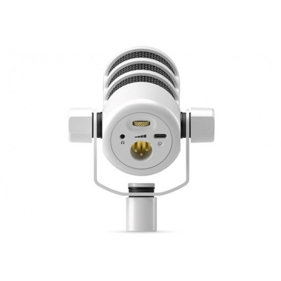 RØDE PodMic USB White - dynamic microphone for podcasting