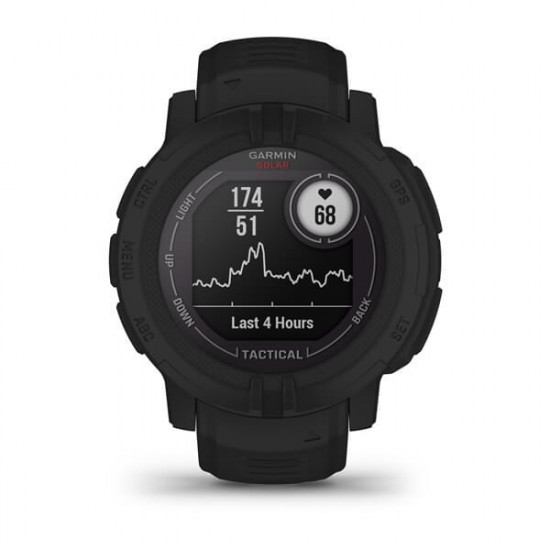 Garmin Instinct 2 Solar Tactical Edition 2.29 cm (0.9) MIP 45 mm Digital 176 x 176 pixels Black GPS (satellite)