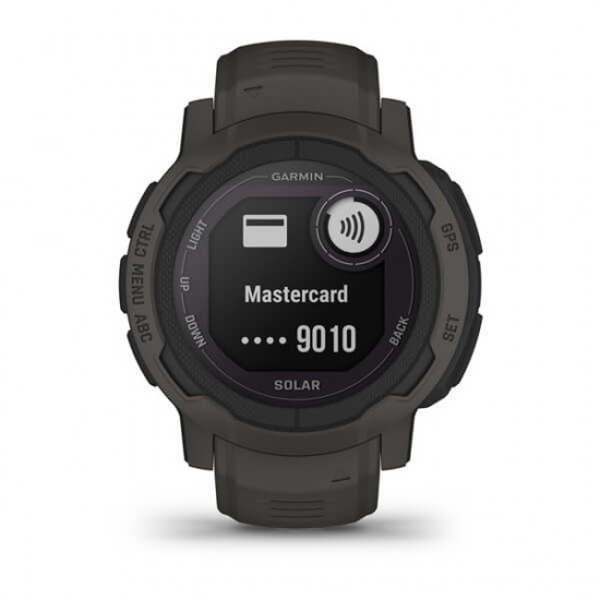 Garmin Instinct 2 Solar 2.29 cm (0.9) MIP 45 mm Digital 176 x 176 pixels Graphite GPS (satellite)