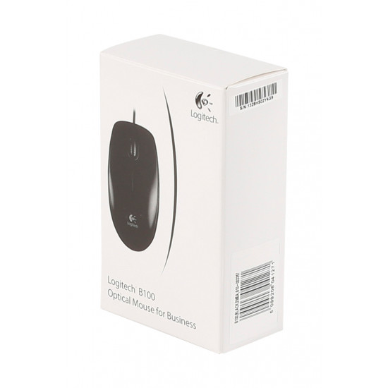 Logitech | Mouse | B100 | Wired | Black