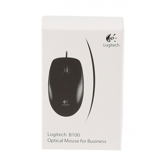 Logitech | Mouse | B100 | Wired | Black