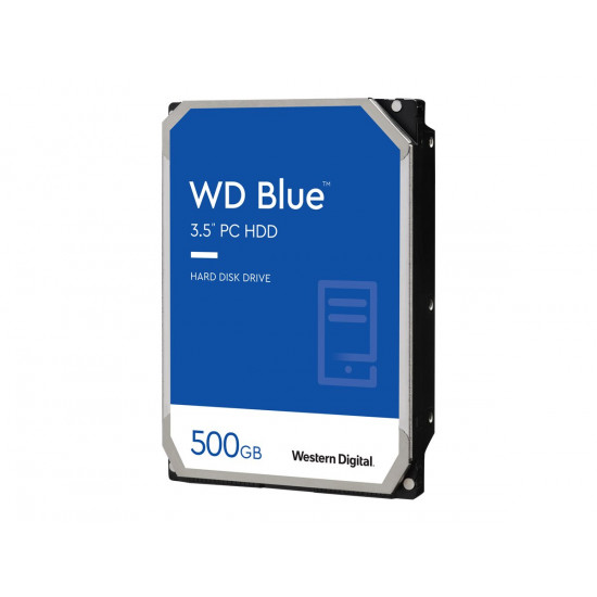 WD Blue 500GB SATA 6Gb/s HDD internal 3,5inch serial ATA 32MB cache 7200 RPM RoHS compliant Bulk