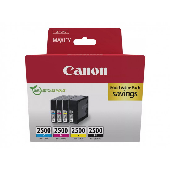 CANON PGI-2500 Ink Cartridge BK/C/M/Y MULTI