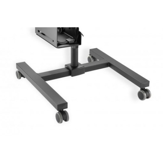 Digitus | Mobile workstation with individual height adjustment | DA-90374 | Monitor Mount, PC Holder | 17-32  | Black