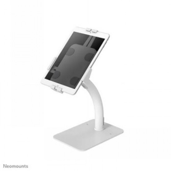 NEOMOUNTS BY NEWSTAR DS15-625WH1 TILT- & ROTATABLE COUNTERTOP TABLET HOLDER FOR 7,9-11 TABLETS - WHITE