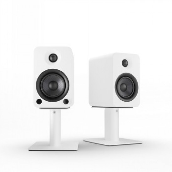 KANTO AUDIO 6 UNIVERSAL DESKTOP SPEAKER STANDS - WHITE (PAIR)