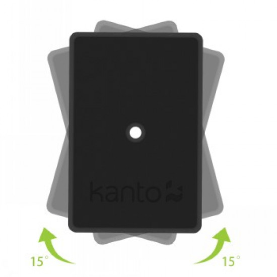 KANTO AUDIO 9 UNIVERSAL DESKTOP SPEAKER STAND, BLACK (PAIR)