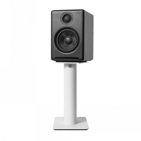 KANTO AUDIO 9 UNIVERSAL DESKTOP SPEAKER STAND, WHITE (PAIR)