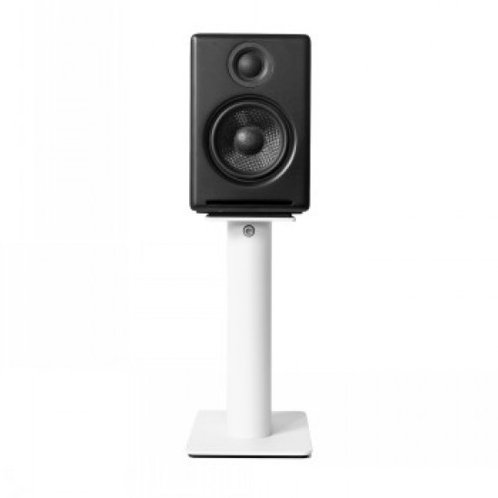 KANTO AUDIO 9 UNIVERSAL DESKTOP SPEAKER STAND, WHITE (PAIR)