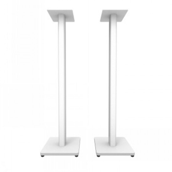 KANTO AUDIO 34 UNIVERSAL BOOKSHELF SPEAKER FLOOR STAND - WHITE (PAIR)