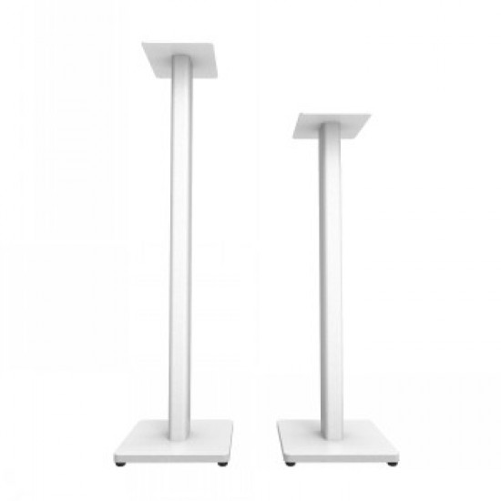 KANTO AUDIO 34 UNIVERSAL BOOKSHELF SPEAKER FLOOR STAND - WHITE (PAIR)