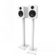 KANTO AUDIO 34 UNIVERSAL BOOKSHELF SPEAKER FLOOR STAND - WHITE (PAIR)