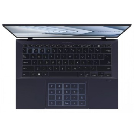 ASUS EXPERTBOOK B9/ 14” OLED WQXGA 400NIT/CORE7-150U/32GB/ 1TB SSD/ W11P/ 3Y/EN/LED BACKLIT/NUMPAD/FINGERPRINT