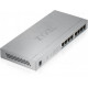 ZYXEL GS1008-HP, 8 PORT GIGABIT POE+ UNMANAGED DESKTOP SWITCH, 8 X POE, 60 WATT