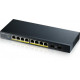 ZYXEL GS1100-10HPV2, UNMANAGED POE 8X GIGABIT, 2X FIBER UPLINK, 120 WATT POE