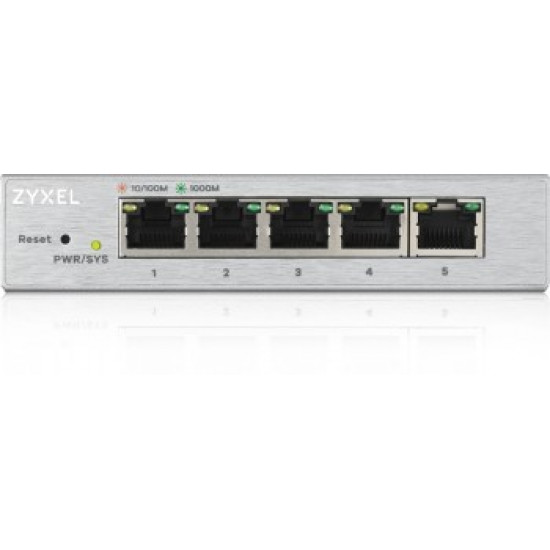 ZYXEL GS1200-5, 5 PORT GIGABIT  WEBMANAGED DESKTOP SWITCH