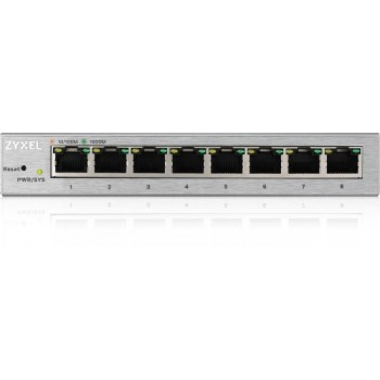 ZYXEL GS1200-8, 8 PORT GIGABIT WEBMANAGED DESKTOP SWITCH