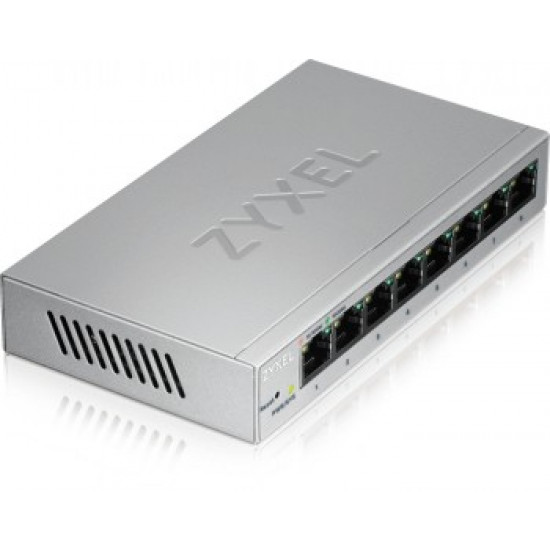 ZYXEL GS1200-8, 8 PORT GIGABIT WEBMANAGED DESKTOP SWITCH