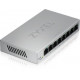 ZYXEL GS1200-8, 8 PORT GIGABIT WEBMANAGED DESKTOP SWITCH