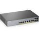 ZYXEL GS1350-12HP, 12 PORT MANAGED CCTV POE SWITCH, LONG RANGE, 130W (1 YEAR NCC PRO PACK LICENSE BUNDLED)