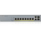 ZYXEL GS1350-12HP, 12 PORT MANAGED CCTV POE SWITCH, LONG RANGE, 130W (1 YEAR NCC PRO PACK LICENSE BUNDLED)