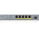 ZYXEL GS1350-6HP, 6 PORT MANAGED CCTV POE SWITCH, LONG RANGE, 60W, 802.3BT (1 YEAR NCC PRO PACK LICENSE BUNDLED)