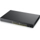 ZYXEL GS1900-24HP V2, 24-PORT GBE L2 POE SMART SWITCH, RACKMOUNT, 170 WATT