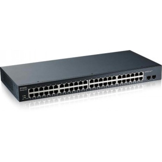 ZYXEL GS1900-48 V2, 48-PORT GBE L2 SMART SWITCH, RACKMOUNT