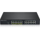 ZYXEL GS1915-24EP, 24-PORT GBE, 12 PORT POE, 130 WATT 802.3AT, RACKMOUNT, FANLESS, SMART SWITCH, HYBRID MODE, STANDALONE OR NEBULAFLEX CLOUD