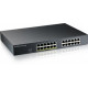 ZYXEL GS1915-24EP, 24-PORT GBE, 12 PORT POE, 130 WATT 802.3AT, RACKMOUNT, FANLESS, SMART SWITCH, HYBRID MODE, STANDALONE OR NEBULAFLEX CLOUD