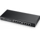 ZYXEL GS1915-8, 8-PORT GBE SMART SWITCH, HYBRID MODE, STANDALONE OR NEBULAFLEX CLOUD, DESKTOP, FANLESS