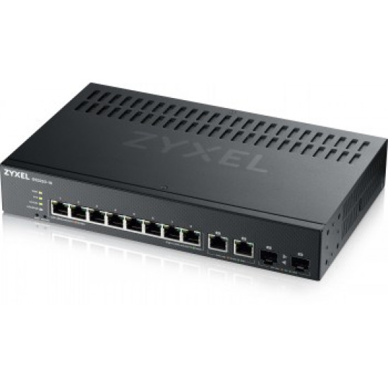 ZYXEL GS2220-10,EU REGION,8-PORT GBE L2 SWITCH WITH GBE UPLINK (1 YEAR NCC PRO PACK LICENSE BUNDLED)