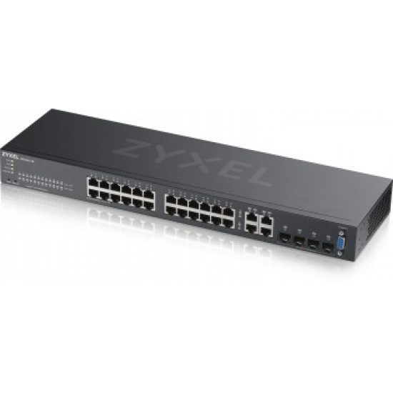 ZYXEL GS2220-28,EU REGION,24-PORT GBE L2 SWITCH WITH GBE UPLINK (1 YEAR NCC PRO PACK LICENSE BUNDLED)