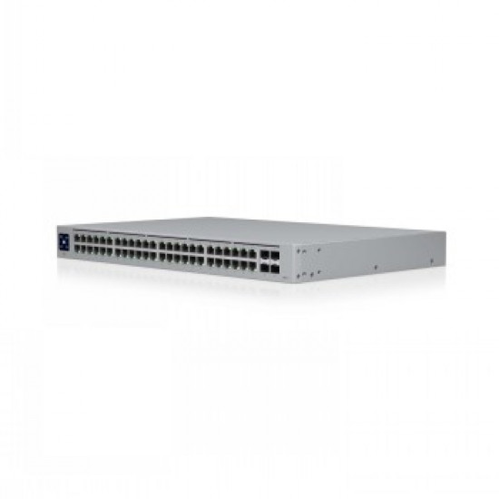 UBIQUITI 48-PORT, LAYER 2 SWITCH WITH A SILENT, FANLESS COOLING SYSTEM